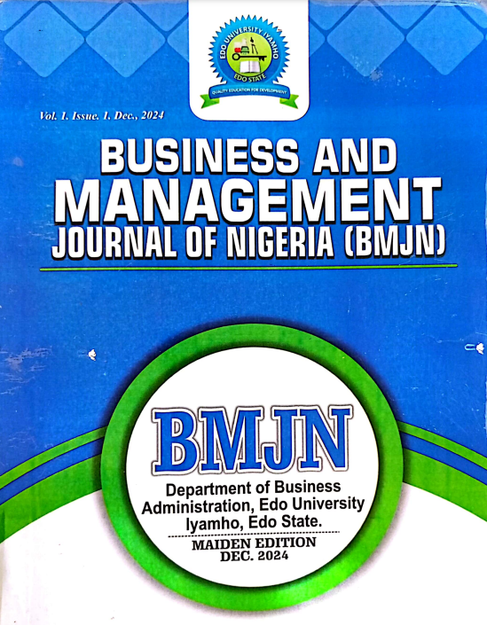 Cover of Volume 1, Issue 1